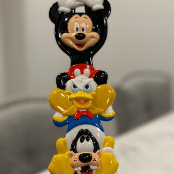 Walt Disney Back Scratcher Totem Pole With Mickey Mouse, Donald Duck and Goofy - Picture 5 of 6